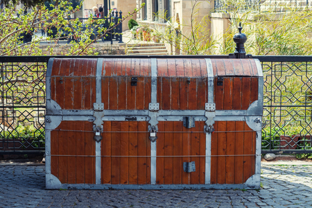 Ancient wooden chest