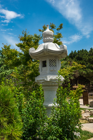 Japan style gardenの写真素材