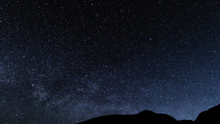 Night starry sky background, universe