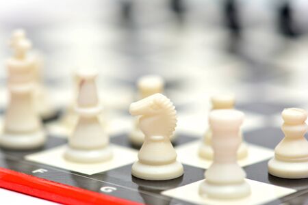 Portable chess board and figures