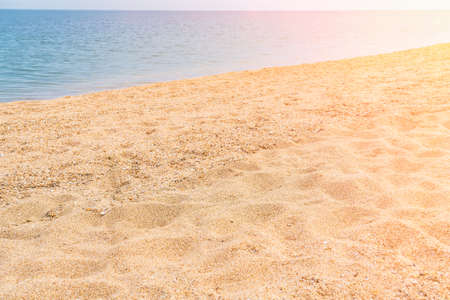 White sand beach and alm blue seaの写真素材