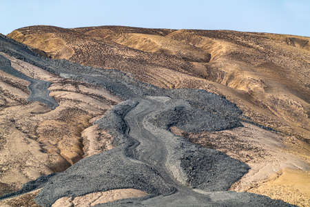 Eruption of a huge mud volcano