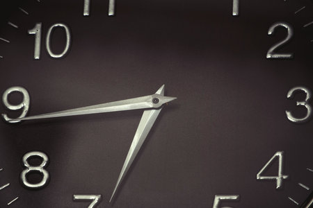 Wall clock handsの写真素材