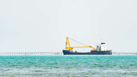 Oil tanker on the high seasの写真素材