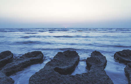 Daybreak on the seashore