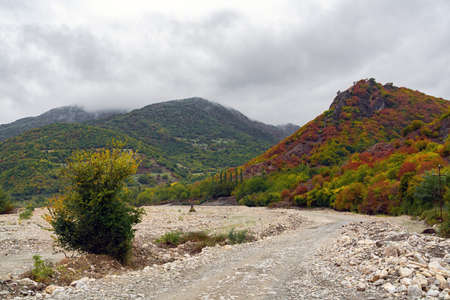 Dirt road in the mountains