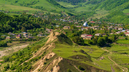 Village in the mountains areaの写真素材