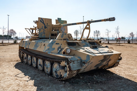 Military Trophy Park in Baku city, Azerbaijanのeditorial素材