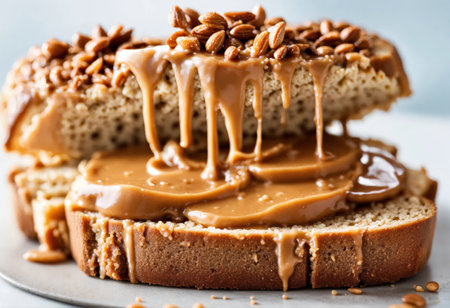 Peanut butter for breakfastの素材