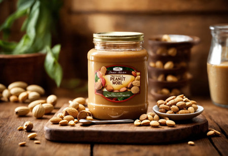 Peanut butter for breakfastの素材