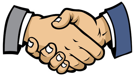 shaking handのイラスト素材