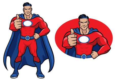 set of superhero in bundle thumb upのイラスト素材