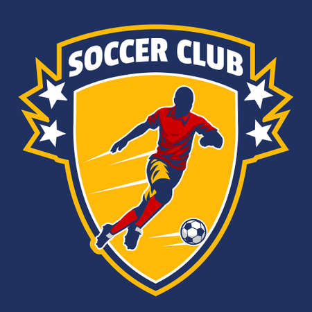 vector of soccer club badge logoのイラスト素材