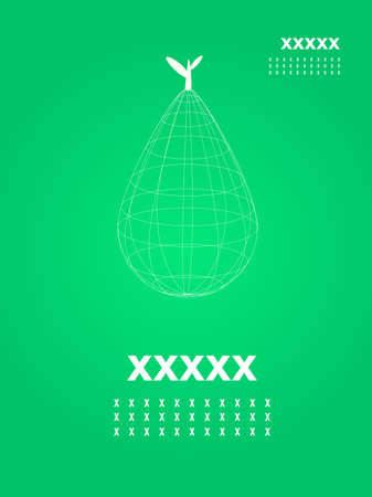 Scientific water saving public welfareのイラスト素材