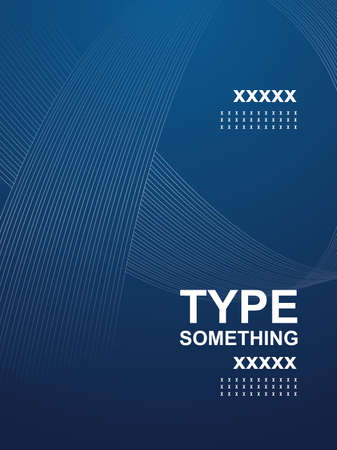 Simple business  poster cover templateのイラスト素材