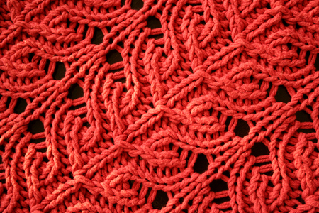 A high resolution image of a knitted pattern.