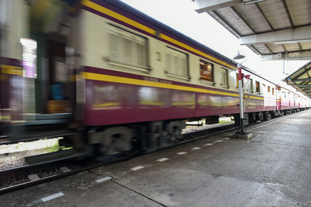 Train movements I'm leaving the station.の写真素材