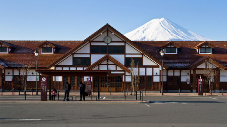 kawaguchiko station fujiのeditorial素材