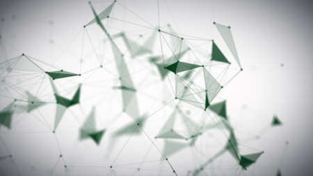 Digital Plexus Glow Dots Backgroundsの写真素材
