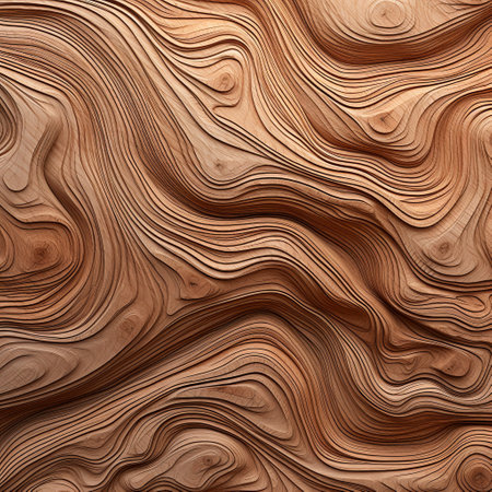Wooden texture with natural patterns as a background. 3d renderingの素材