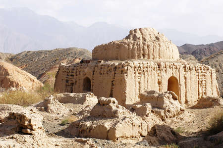 Landscape of a famous ancient Islamic tombの写真素材