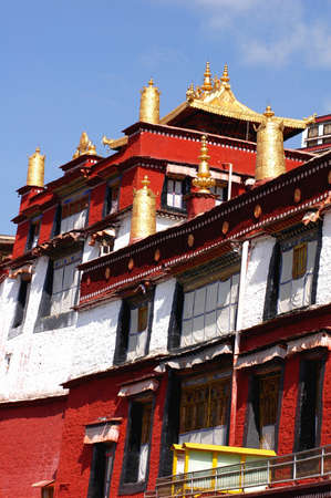 Landmark of a famous historical lamasery in Tibet