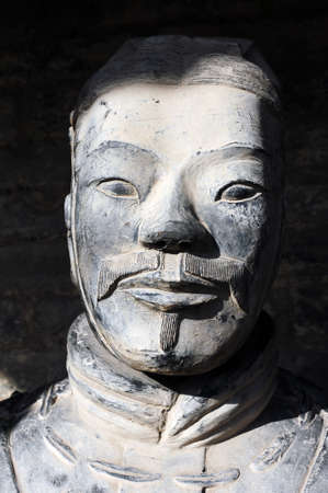 The famous ancient terracotta warrior in Xian, Chinaのeditorial素材