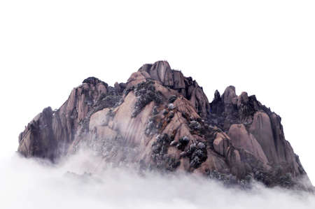 The famous Huangshan mountains in East Chinaの写真素材