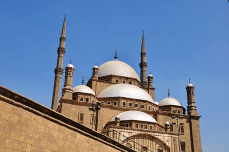 Landmark of the famous ancient castle in Cairo,Egyptの写真素材