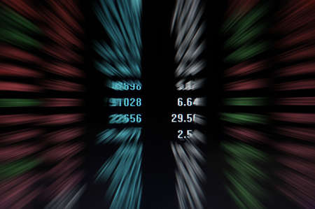 Explosion effect of stock market with gains and losses