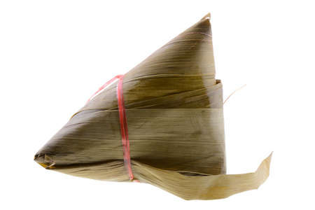 Single Chinese ZongZi for Dragon Boat Festival, DuanWu Festival の写真素材