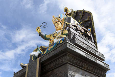 Statue of Tibetan godの写真素材