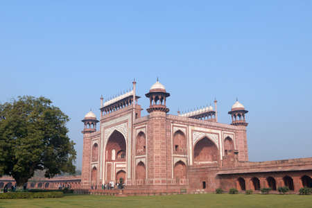 Taj Mahal in Indiaの写真素材