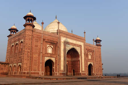 Taj Mahal in Indiaの写真素材