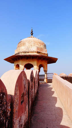 Landscape of ancient castle in Indiaのeditorial素材