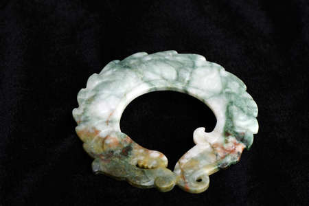 Chinese ancient jade carving artのeditorial素材