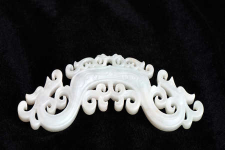 Chinese ancient jade carving artのeditorial素材