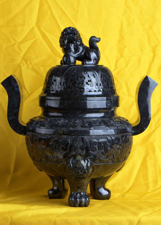 Chinese ancient jade carving artのeditorial素材