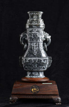 Chinese ancient jade carving artのeditorial素材