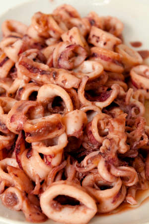 Crispy Squid fried with Garlic