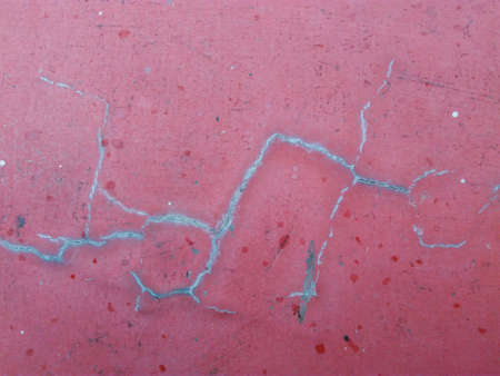red old floor in tennis court