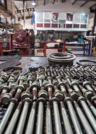 Inside of a repair service