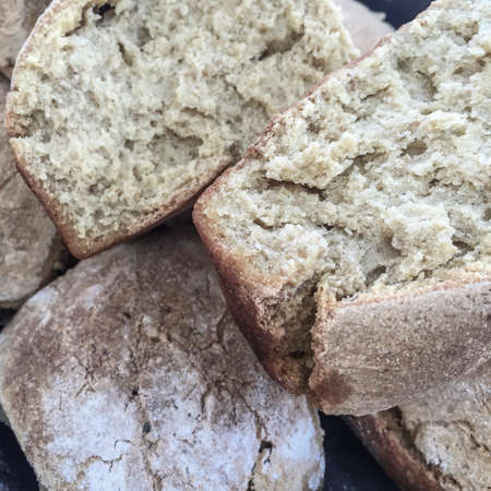 Loaf of bread as a background