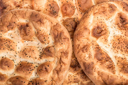 pitta breads as a background for ramadan