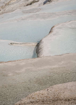 Natural ponds of Pamukkale in Denizli city of Turkeyのeditorial素材