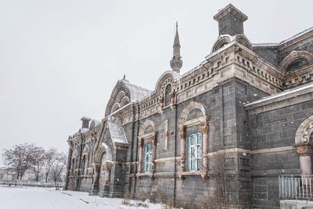Fethiye Mosque in Kars city of Turkey.のeditorial素材