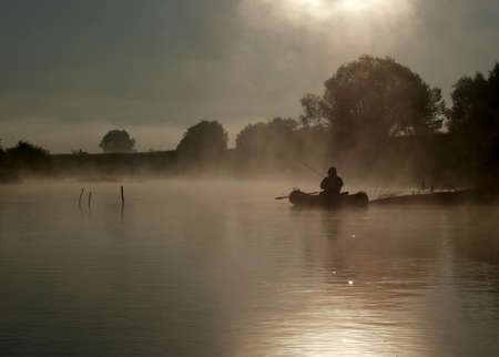 morning fishingの写真素材