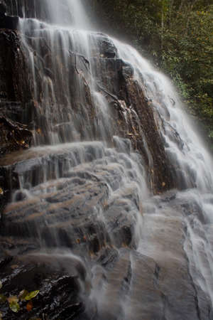 Waterfall at chilhowee national park tennessee mountains