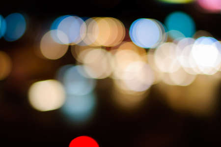 bokeh reflecting pool at night @ Victory momumentの写真素材