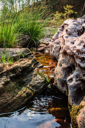 Wa River in Nan Thailandの写真素材
